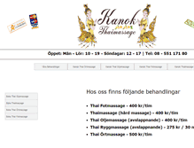 Tablet Screenshot of kanokthaimassage.se